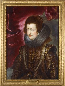 Isabel de Borbón, c.1629 (pintura sobre lienzo) de Peter Paul Rubens