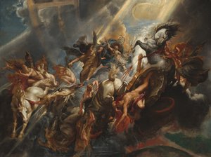 La caída de Faetón de Peter Paul Rubens