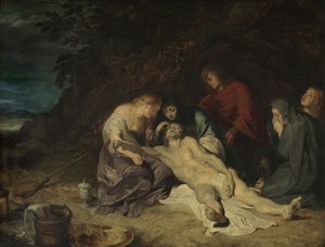 Lamentación por Cristo muerto con San Juan y las Santas Mujeres