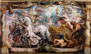 El triunfo de la Iglesia sobre la Furia, la Discordia y el Odio de Peter Paul Rubens