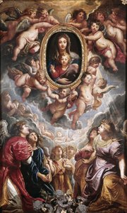 Madonna della Vallicella, 1606-1608 de Peter Paul Rubens