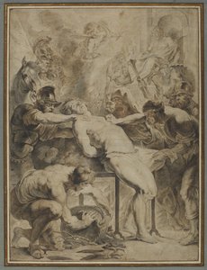 Martirio de San Lorenzo, 1550 de Peter Paul Rubens