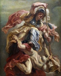 Minerva como Sabiduría Conquistando la Sedición, entre 1632 y 1634 de Peter Paul Rubens