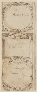 Marcos ornamentales (verso de la Creación de los Animales), c. 1610