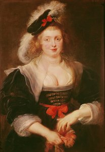 Retrato de Helene Fourment con guantes, c.1632 de Peter Paul Rubens
