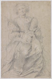 Retrato de Hélène Fourment de Peter Paul Rubens