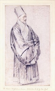 Retrato de Nicolas Trigault S.J. en traje chino