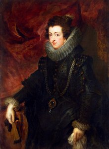 Retrato de la Reina Isabel de Francia 1602-1644, Reina consorte de España, c. 1628-1629