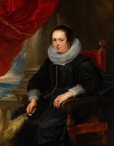 Retrato de una mujer, c.1630 de Peter Paul Rubens