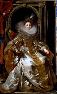 Retrato de la Marquesa Maria Serra Pallavicino de Peter Paul Rubens