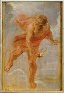Prometeo con la tea (pintura sobre madera) de Peter Paul Rubens