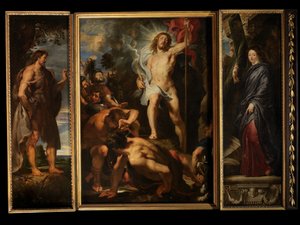 Resurrección de Cristo, c.1611-12 (óleo sobre tabla) de Peter Paul Rubens