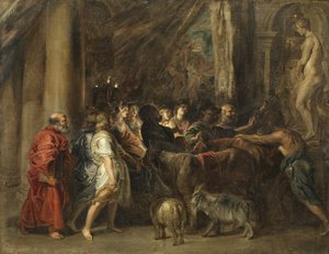 Sacrificio en un templo