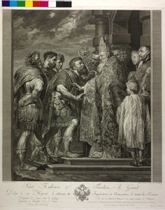 San Ambrosio de Milán de Peter Paul Rubens