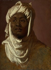 Estudio para Baltasar, c.1609-11 (óleo sobre papel colocado sobre tabla)