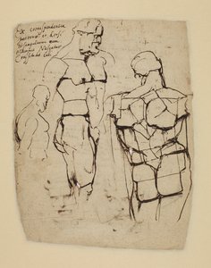 Estudio del Hércules Farnesio de Peter Paul Rubens