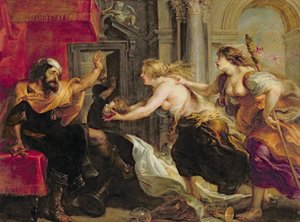 Tereo confrontado con la cabeza de su hijo Ítilo, 1637