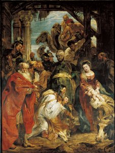 La adoración de los magos, 1624 de Peter Paul Rubens
