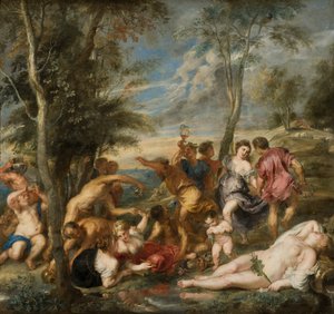 El Bacanal de los Andrios de Peter Paul Rubens