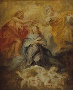 La Coronación de la Virgen, ca. 1632-33 de Peter Paul Rubens