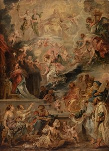 La Encarnación como Cumplimiento de Todas las Profecías de Peter Paul Rubens