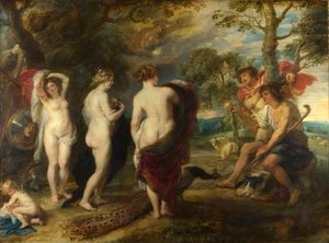 El juicio de Paris, c.1632-35 de Peter Paul Rubens
