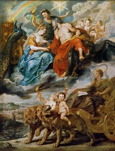 El encuentro de María de Médici y Enrique IV en Lyon, El ciclo de María de Médici de Peter Paul Rubens