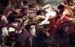 El rapto de Hipodamía de Peter Paul Rubens