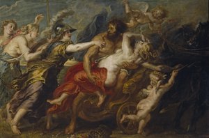 El rapto de Proserpina, 1636-1638 de Peter Paul Rubens
