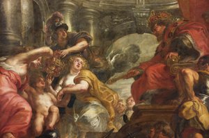 El techo de Rubens, Banqueting House, Whitehall, c.1629-34 (óleo sobre lienzo) de Peter Paul Rubens