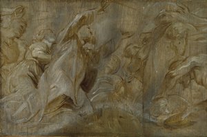 El sacrificio de Noé, siglo XVII