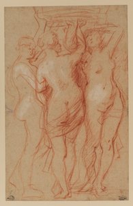 Las tres gracias, c.1635-40 de Peter Paul Rubens
