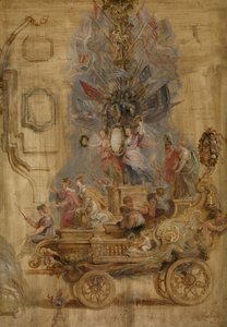 El carro triunfal de Kallo, 1638 de Peter Paul Rubens