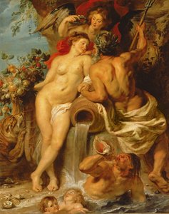 La unión de la Tierra y el Agua, c.1618 de Peter Paul Rubens