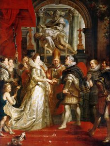 La Boda por Poderes de María de Médici con el Rey Enrique IV El Ciclo de María de Médici de Peter Paul Rubens