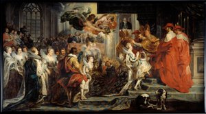La coronación de María de Médicis de Peter Paul Rubens