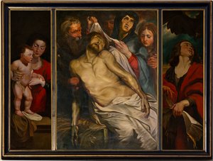 La lamentación sobre el Cristo muerto de Peter Paul Rubens