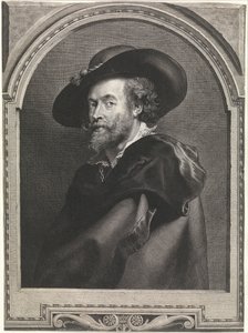 El pintor Peter Paul Rubens (grabado)