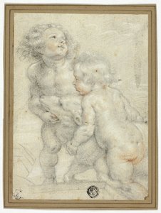 Dos Putti con Cordero de Peter Paul Rubens
