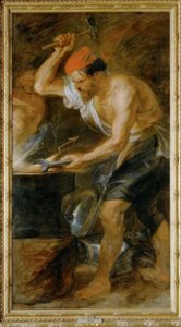 Vulcano forjando el rayo de Júpiter de Peter Paul Rubens