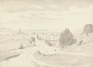 Vista lejana de una ciudad