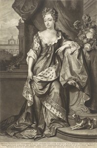 Christine Charlotte de Württemberg 1645-1699, Princesa de Frisia Oriental, ca 1699 de Peter Schenk