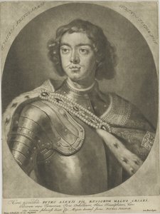 Retrato del Emperador Pedro I el Grande 1672-1725, ca. 1700