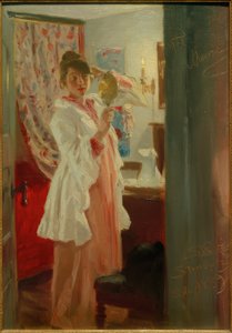 Interior. La esposa del artista