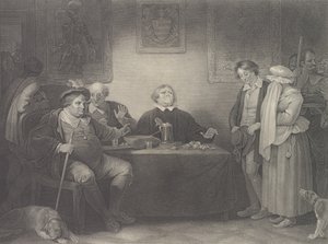 Las Siete Edades, Quinta Edad: La Justicia, Shakespeare, Como Tú..., publicado por primera vez en 1801, reeditado en 1852 de Peter Simon