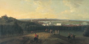 Londres desde el parque de Greenwich, 1718 de Peter Tillemans