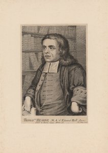 Thomas Hearne, grabado por George Vertue, c.1735 de Peter Tillemans