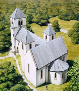 Capilla de North Elmham, c1100, c1990-2010 de Peter Urmston