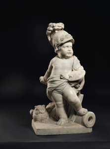 Putto representando el aprendizaje y las artes de Peter Van Den Branden