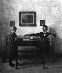 En la Casa del Abuelo de Peter Vilhelm Ilsted